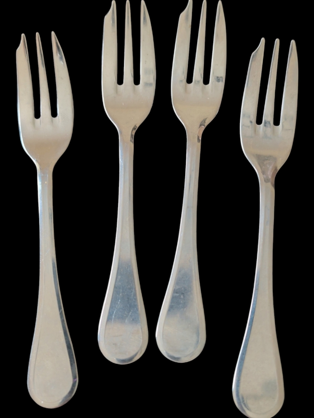 Set Of 4 Three Tine Forks France